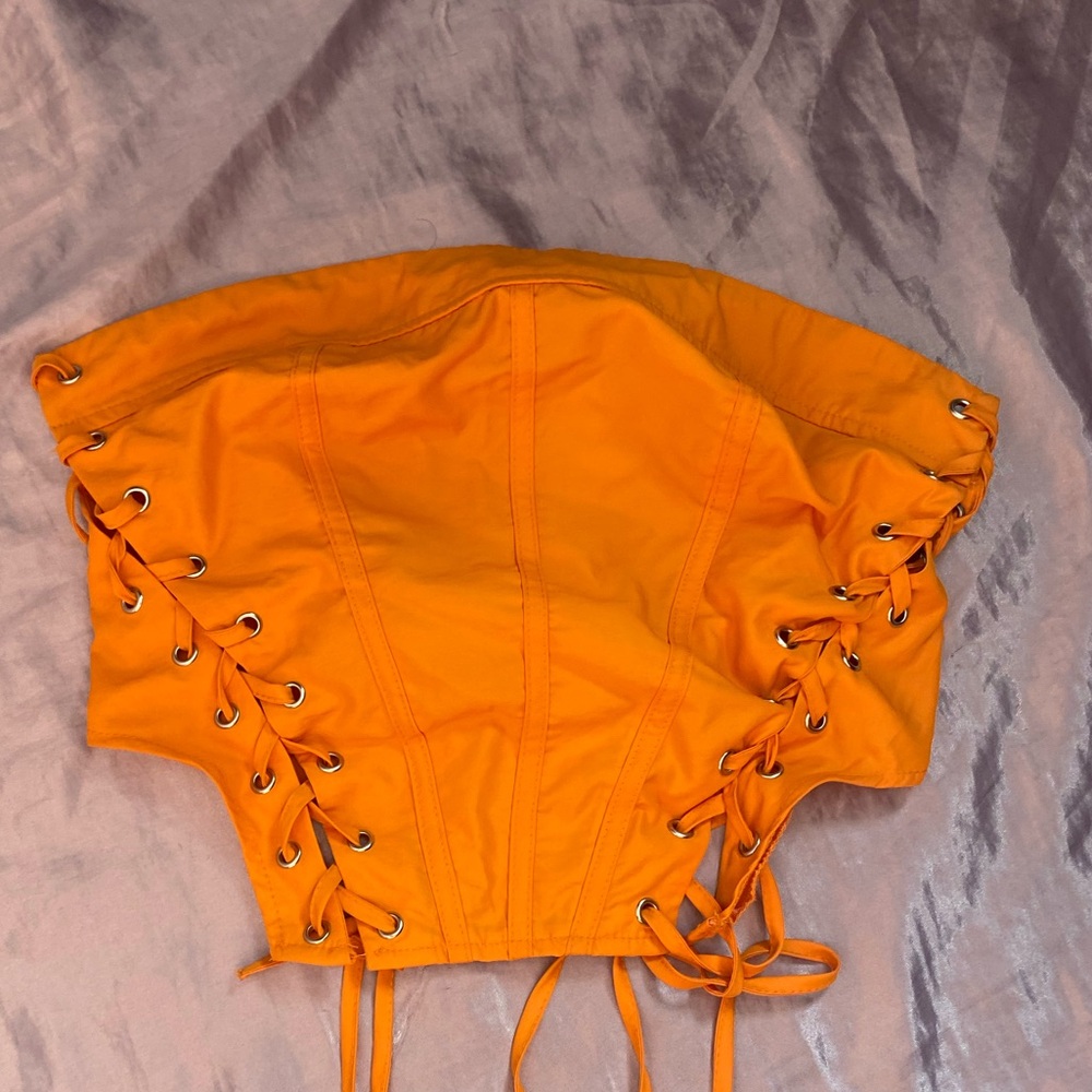 Orange Tube Top